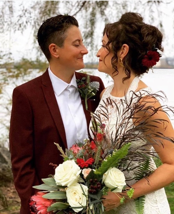 New Hope Flora Cottage lgbtq wedding flowers