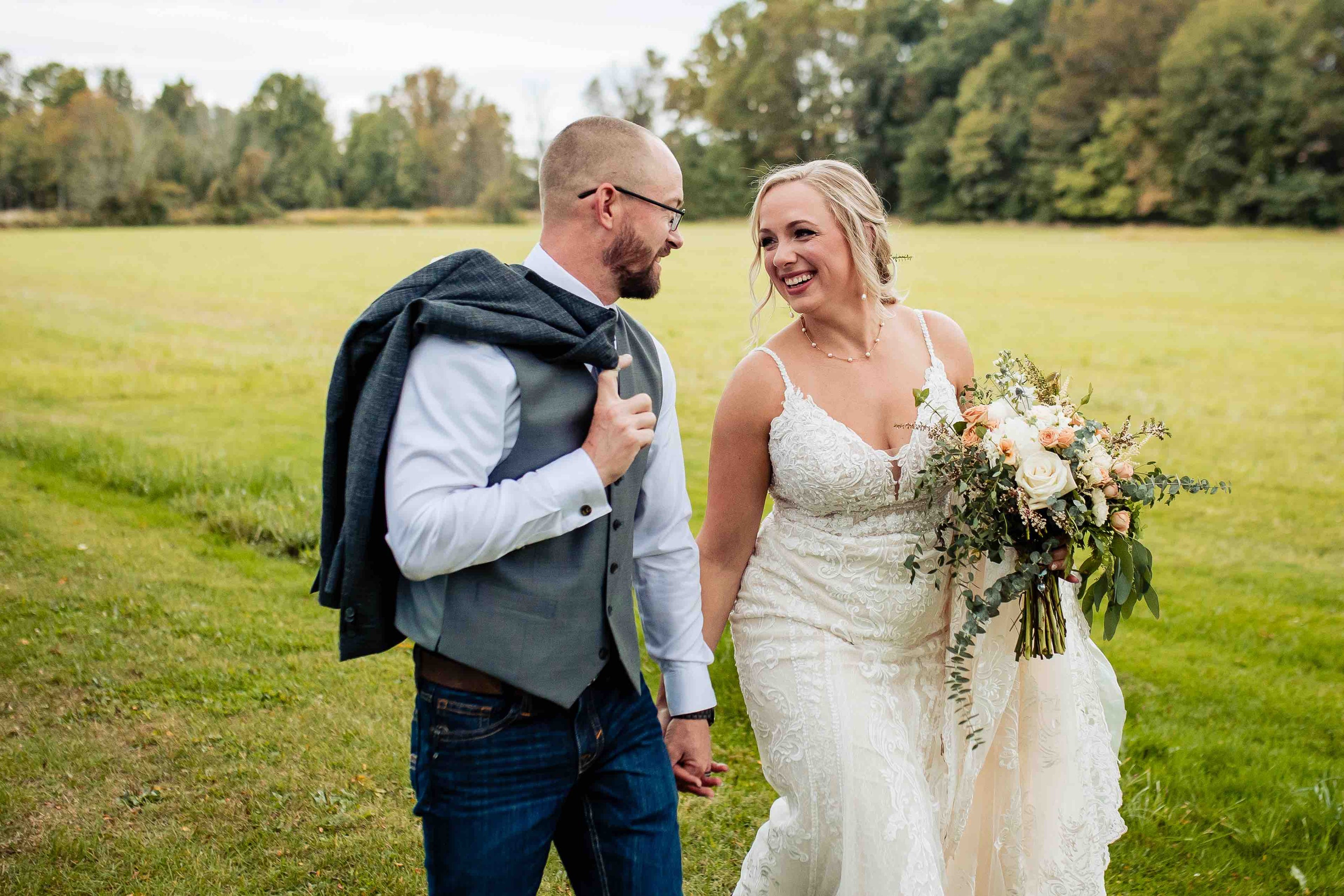 New Hope Flora Cottage wedding bouquet