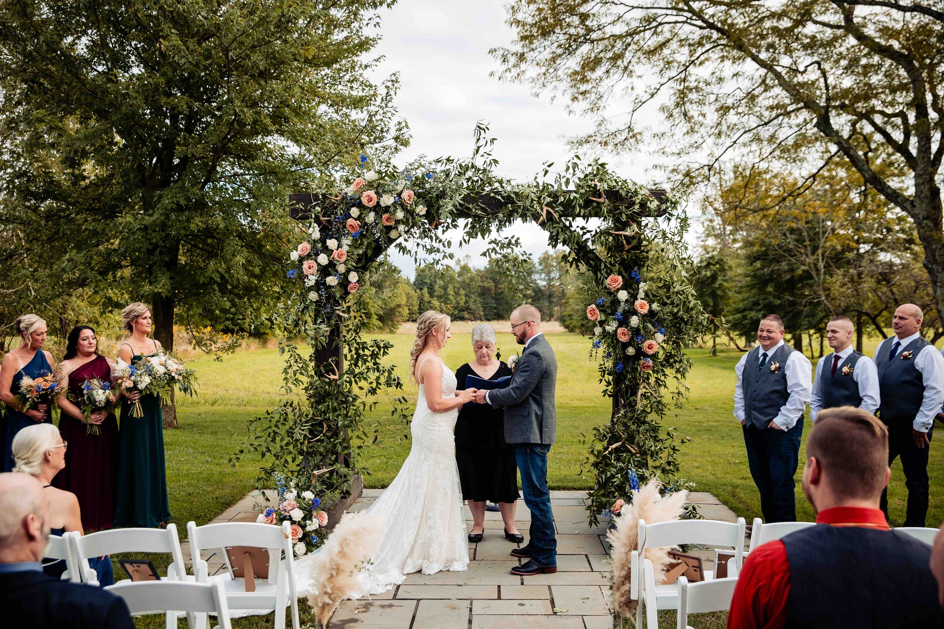 New Hope Flora Cottage wedding flower arch