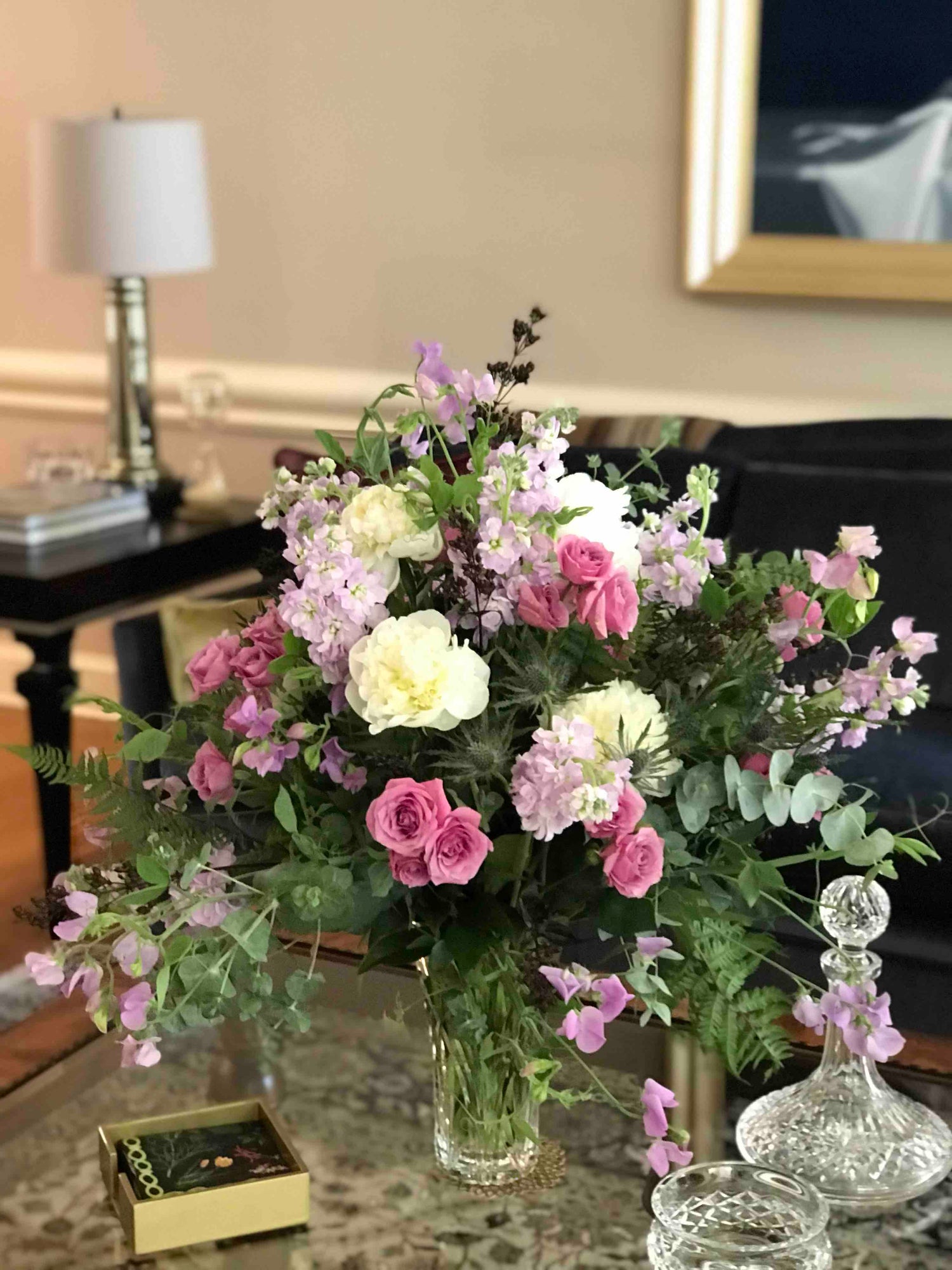 New Hope Flora Cottage Spring floral arrangement